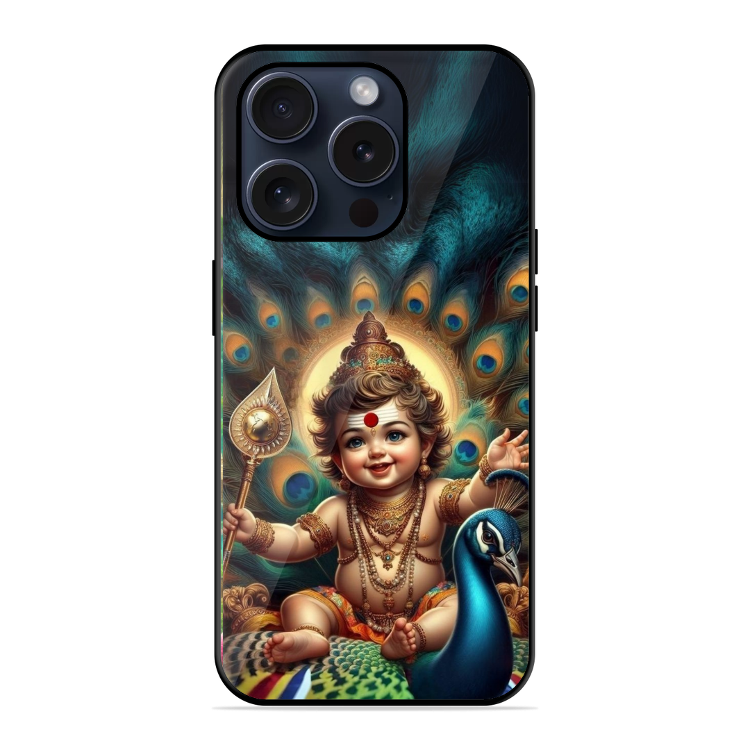 New Peacock With Murugar Glossy Case