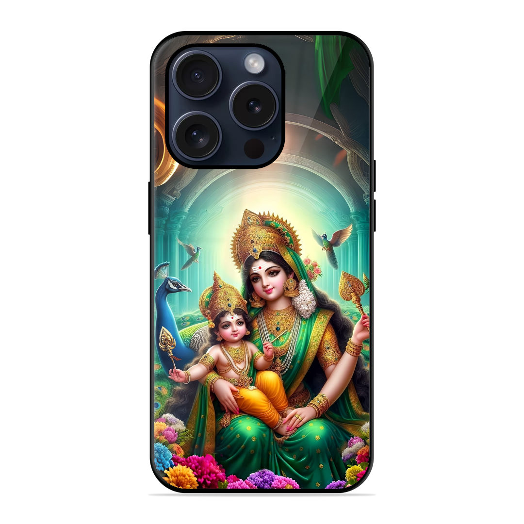 Murugar With Mother Glossy Case