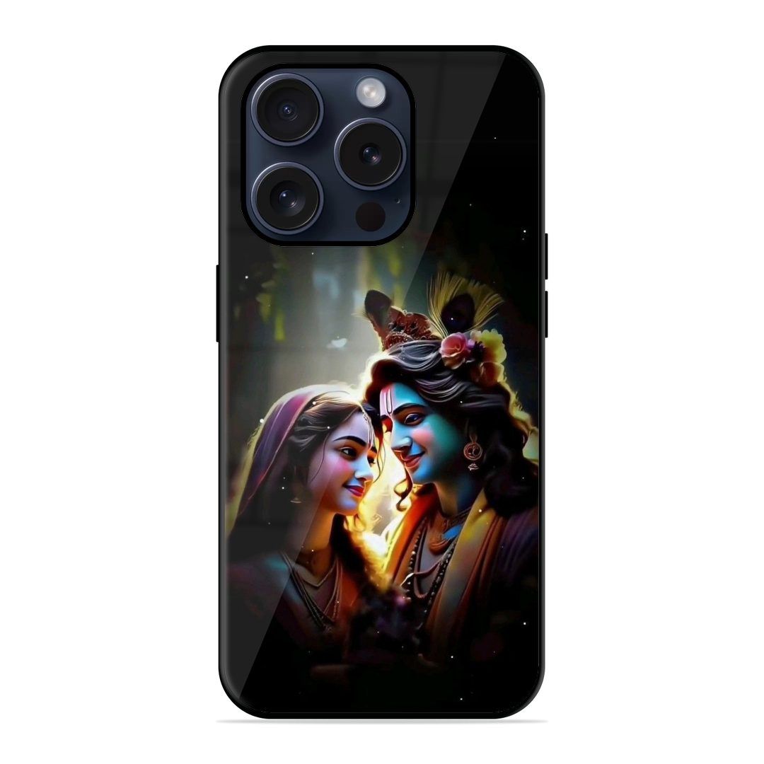 New Lovely Krishna Radha Glossy Case